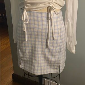 Brandy Melville plaid mini skirt